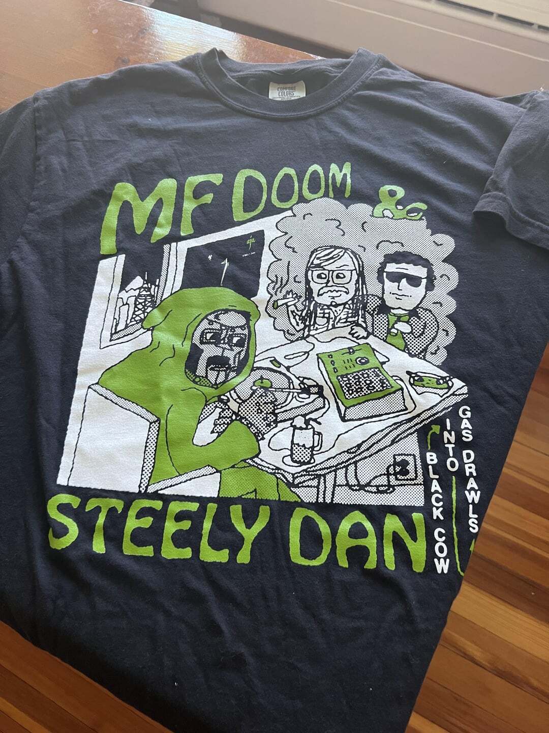 Steely Dan Shirt MF Doom Black T-shirt Unisex S5XL Gift For Fans VN3595 XXXXL