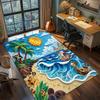 One Piece Luffy Gamer Bedroom Decor Large Area Non Slip Washable Floor Mat Rug Carpet Home.-TING