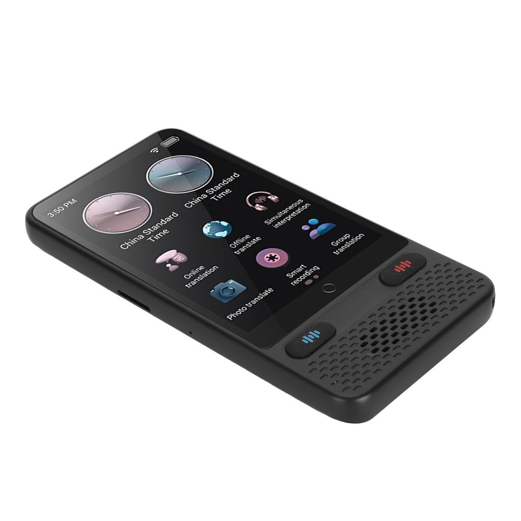 Voice Translator Online 138 Languages Touchscreen Support WiFi Hotspot Offline Photo Recording 2 Way Translation Device