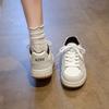 Versatile simple board shoes women's 2025 summer new little white shoes women's breathable fashion niche thick-soled casual women's shoes
