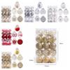 30pcs 6cm Christmas Ball Set Plastic Hanging Ornament Crafts Christmas Tree Pendant  New Year