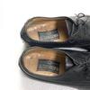 Vintage a testoni Wingtip Businessschuhe Schwarz 8.5H 27.0(GEBRAUCHT)