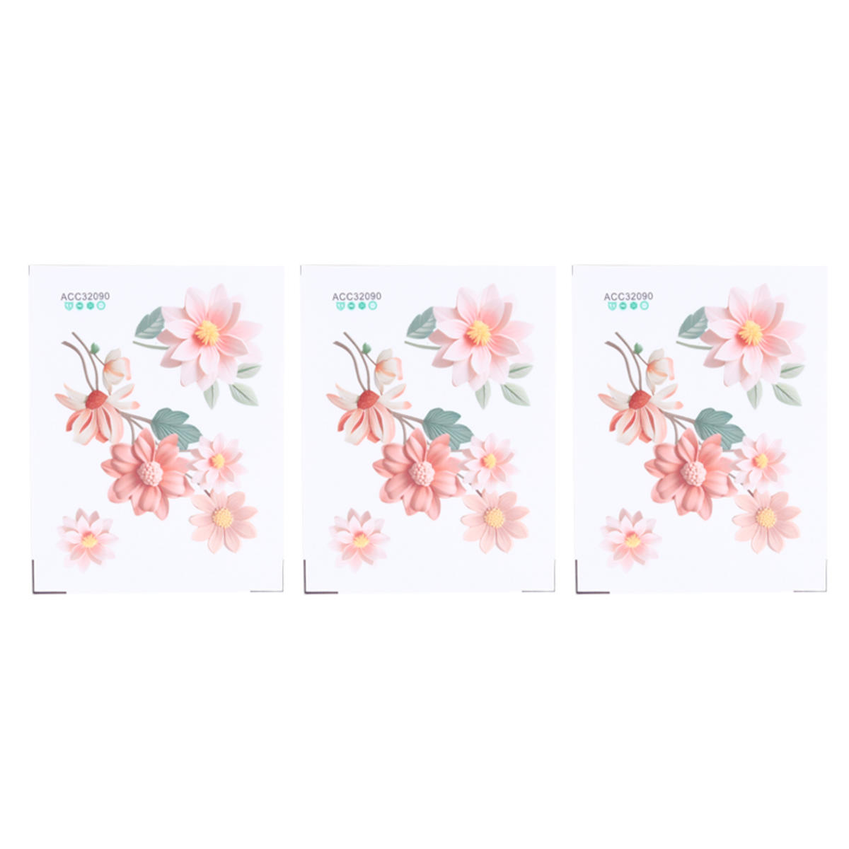 

Beautiful Flowers Switch Wall Sticker PVC Murals Removable Decals Waterproof Sticker For Bedroom Bathroom Living Room Home Decoration Stickers A