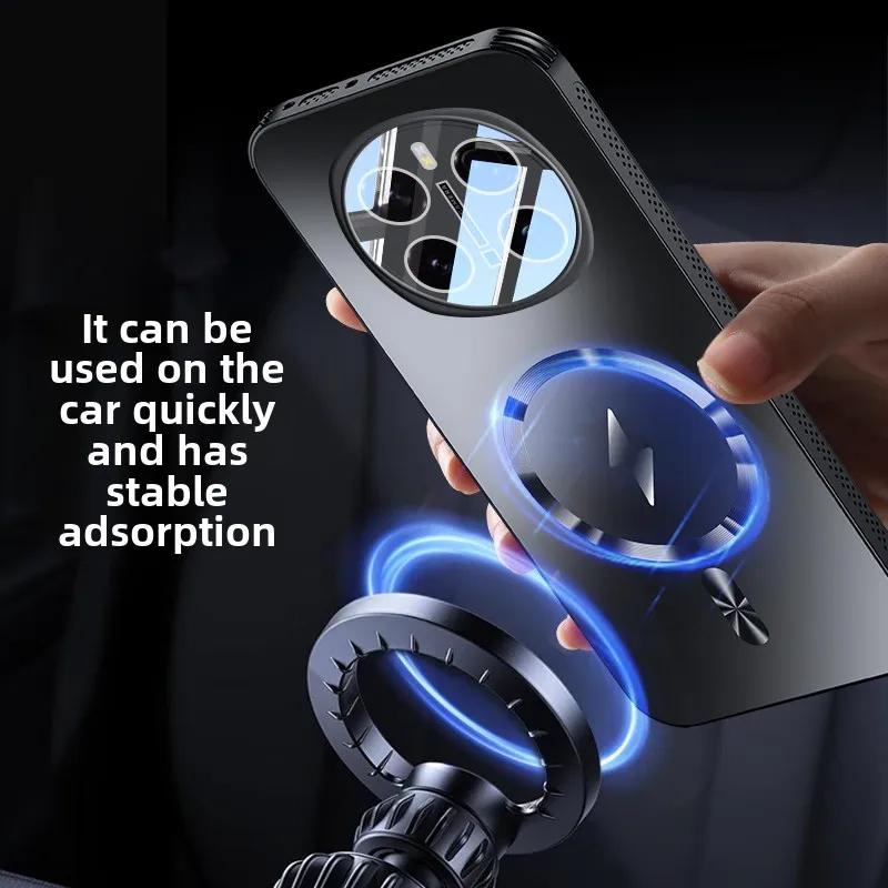 Magnetiskt telefonfodral för Honor Magic7 och Magic7 Pro, Värmeavledande och Reptåligt för Fullständigt Kameraskydd, Nytt