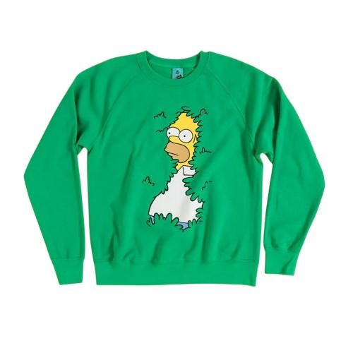 The Simpsons Unisex Adult Homer Hedge Sweater Top