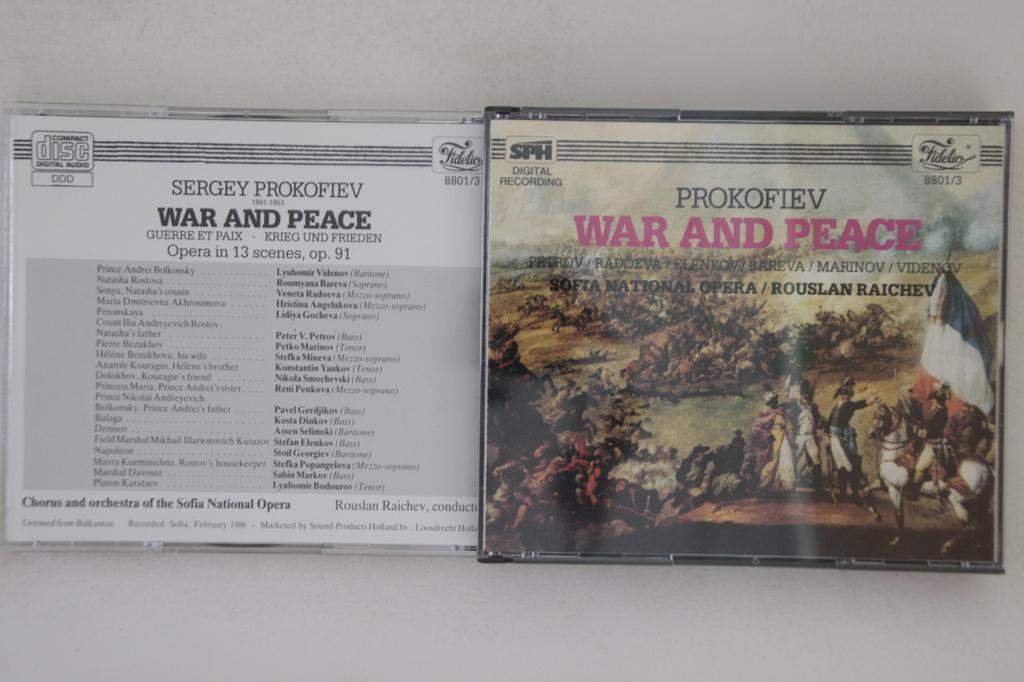 CD ROUSLAN RAICHEV - Sergey Prokofiev War And Peace 88013 FIDELIO Non Japan Classical Used