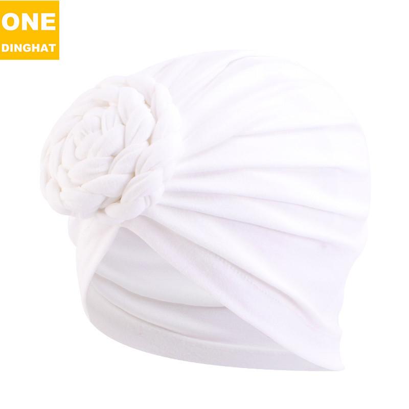 Chapéu Turbante Popular na Europa e América, Chapéu Pulôver com Nó, Chapéu Étnico de Cor Sólida, Chapéu Turbante Jdt-282F