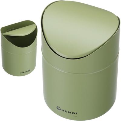 Table Bin with Flip-top Lid 1.2 L - Green