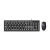 HNYH Wired Keyboard and Mouse Combo with Mouse Pad