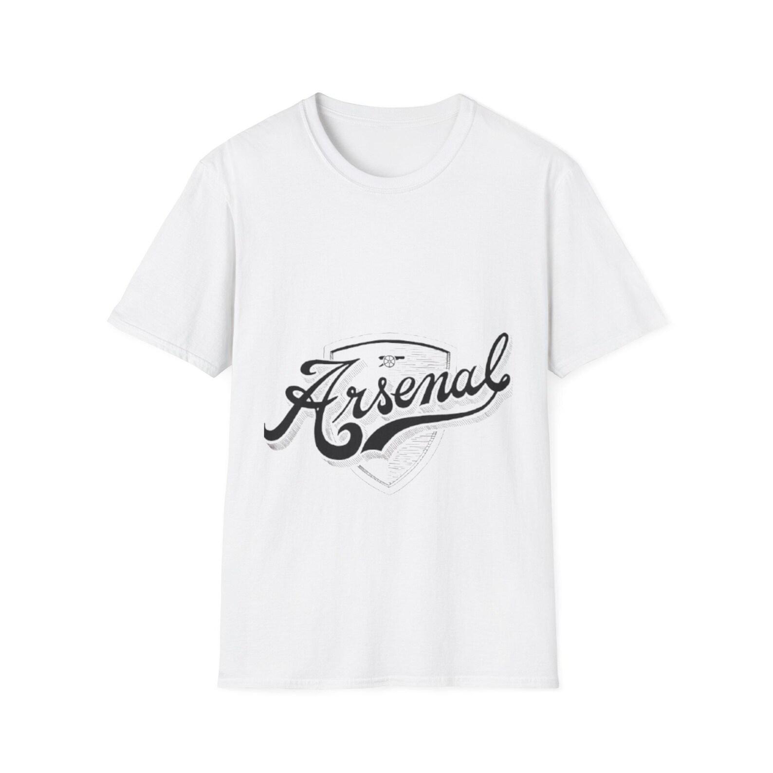 Arsenal Script Logo T-Shirt | Vintage Soccer Badge 3XL