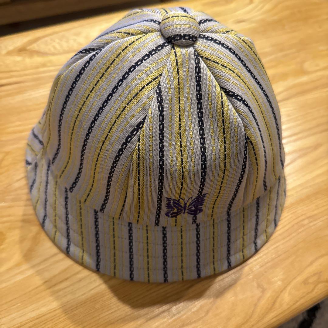 

[Б/У] Панама Needles, Средний размер, Желто-черные полосы