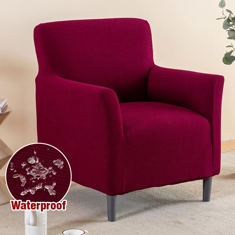 Waterproof Stretch Armchair Cover Sofa Cover for Living Room Thick Soft Chair Cover with Elastic Bottom Couch Cover for Pets Kid