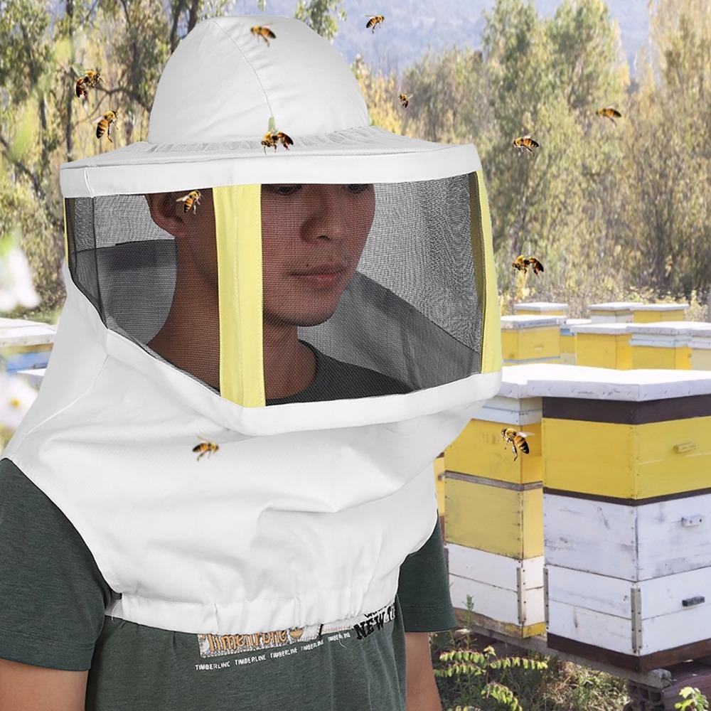 Comfortable Polyester Cotton Bee Keeping Hat Durable Mesh Ventilated Anti Bee Net Cap Protective Beekeeping Hat Fishing
