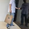 Large Capacity Male Commuting Tote Bag Oxford Cloth Portable File Bag Lightweight Handbag  Unisex