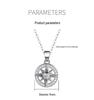 Elegant 925 Sterling Silver Eight-Pointed Star Necklace with Inlaid Diamonds - Women's High-End Niche Compass Pendant.