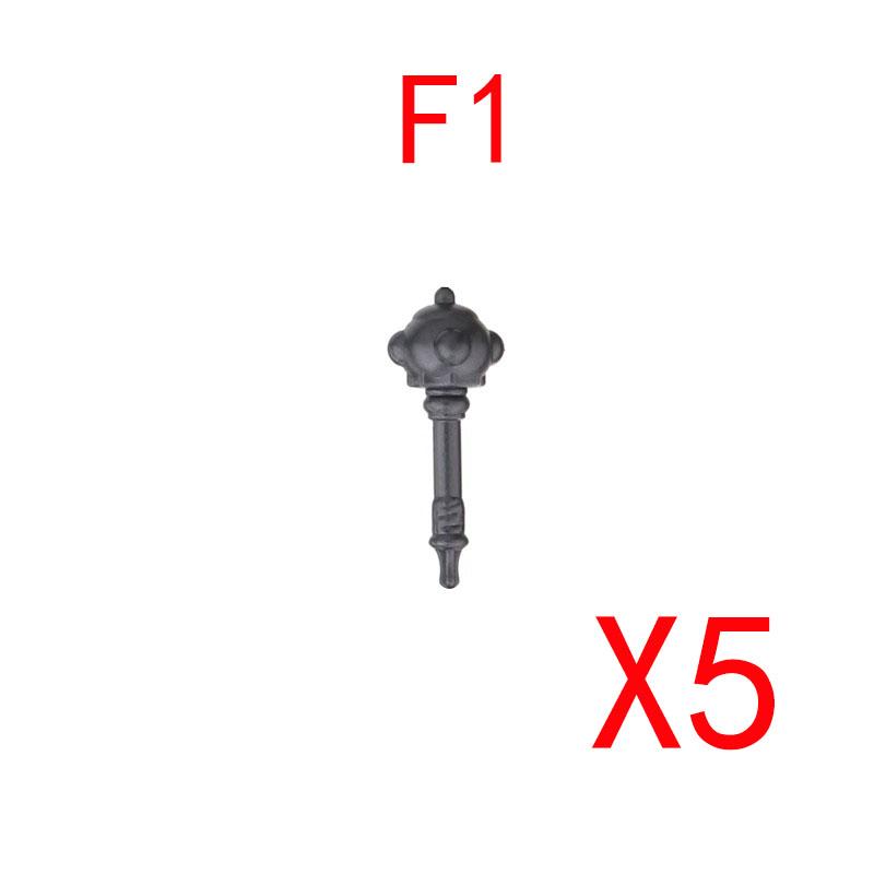 MOC Medieval Building Blocks Military Figures Accessories Soldier Weapons Bow Spear Crossbow Brick Helmet Sword Toy Gift X058