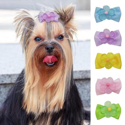 50Pcs/Set Pet Hairpin Creative Lovely Dress-Up Pretty Dogs Hair Bow Tie Decoration