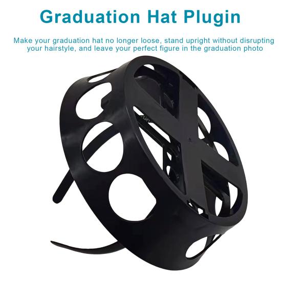 Graduation Cap Insert Adjustable Easy To Install Universal Graduation Hat Stabilizer Party Costume Accessory