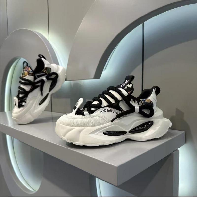 Designer Men's Platform Sneakers Outdoor Non Slip Damping Air-cushion Running Shoes Four Seasons Male Tennis Sport Shoes Zapatos