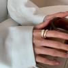 White Color Geometric Ring Vintage Style Metal Ring Vintage Adjustable Ring  Girl