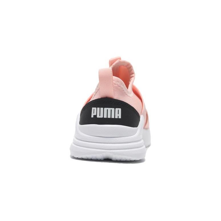 Puma Wired Run Cushioning Low Top Kids Lifestyle Shoes Pink Black Children Aged 3 7 Years Old Kids' 381994-09