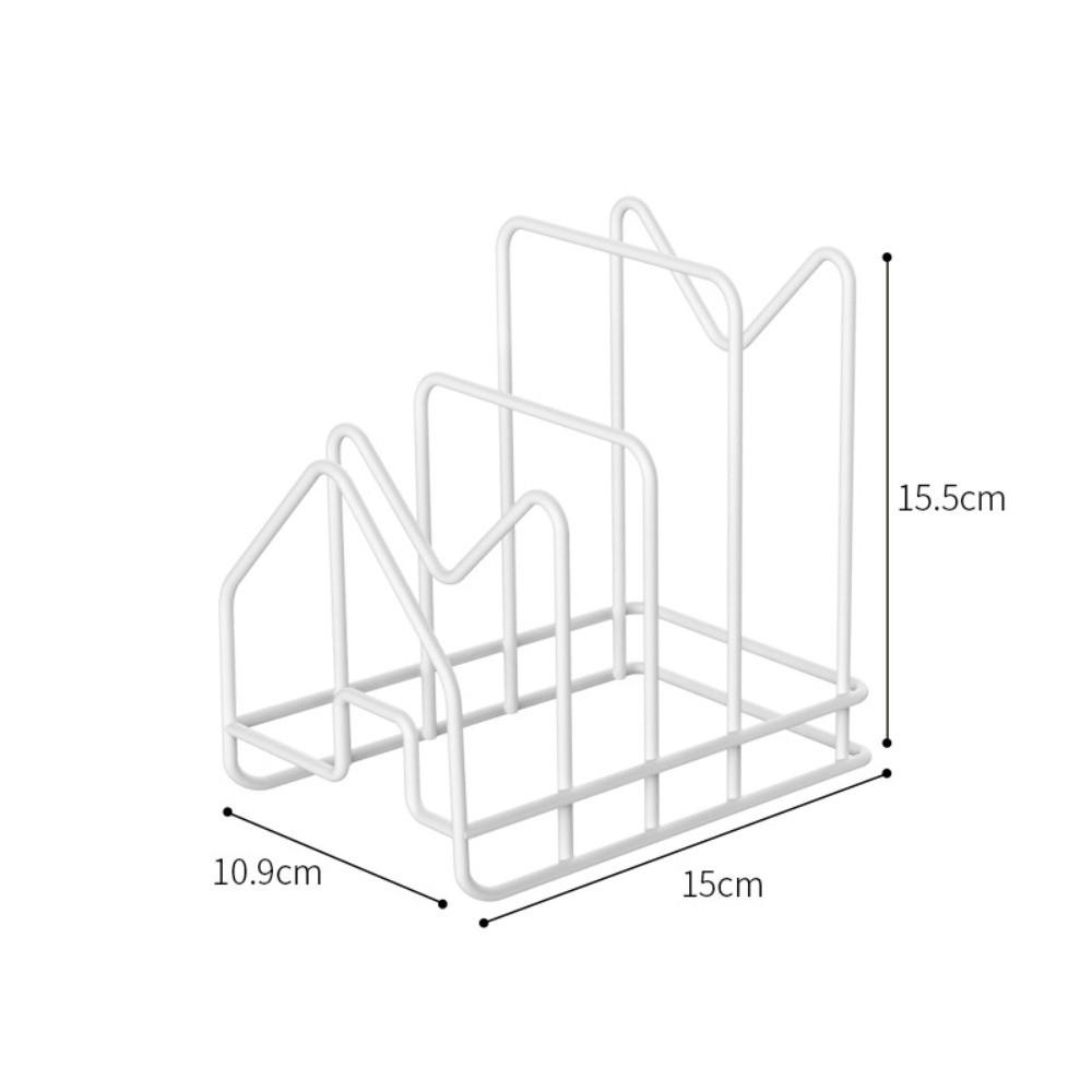 Multi Layer Kitchen Storage Rack Hollow Design Cutting Board Holder New Pan Lid Organizer Kitchen