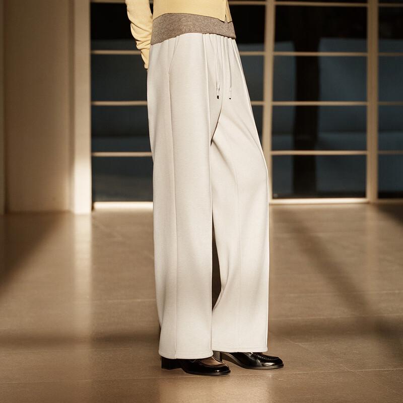 Semir Damen Winter Fleece-gefütterte gerade geschnittene Freizeithose