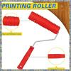 WON Paint Roller, Paint Pattern Roller, Wood Grain Tool Kit, Wood Graining Maker Tool With Handle For Wall Wood Decoration