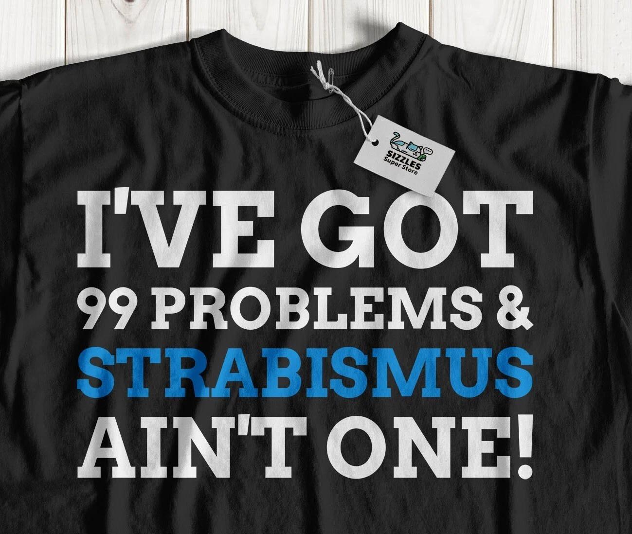 Unisex Funny Strabismus Surgery T-Shirt Eye Muscle Surgery Recovery Gifts L