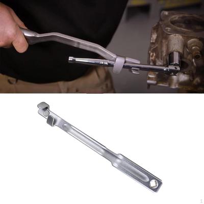 Wrench Extender Tool Bar Stainless Steel Practical with 1/2 Inch Square Hole