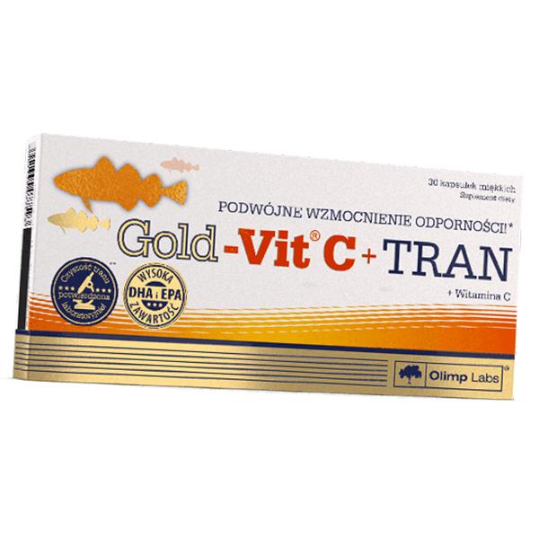 

Вітамін С з Омегою, Gold-Vit C+ Tran, Olimp Nutrition (36283156) 30caps