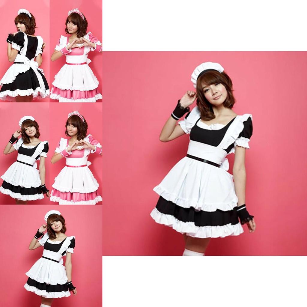 Charming Maid Uniform Princess Dress Suit Outfit For Womens Cosplay And Halloween Parties