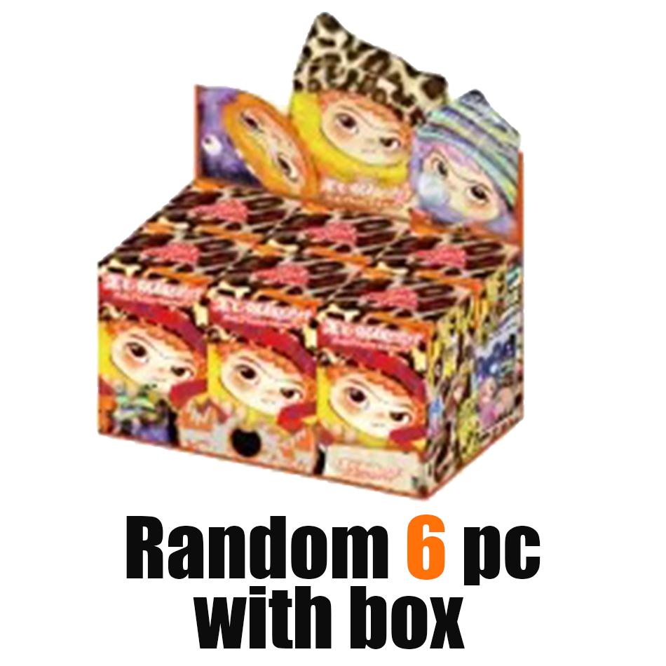 Wakuku V1 V2 Blind Box Fox & Bunny Trick Or Treat Series Vinyl Doll Suprise Bag Keychain Trendy Toy Mystery Box Gifts