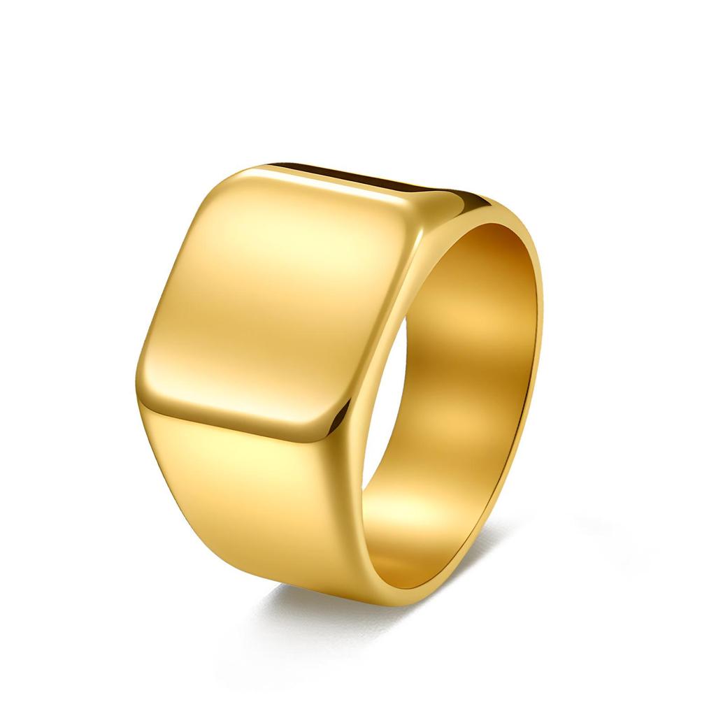 Stainless Steel Celtic Triquetra Cast Ring for Men: European & American Style Finger Jewelry