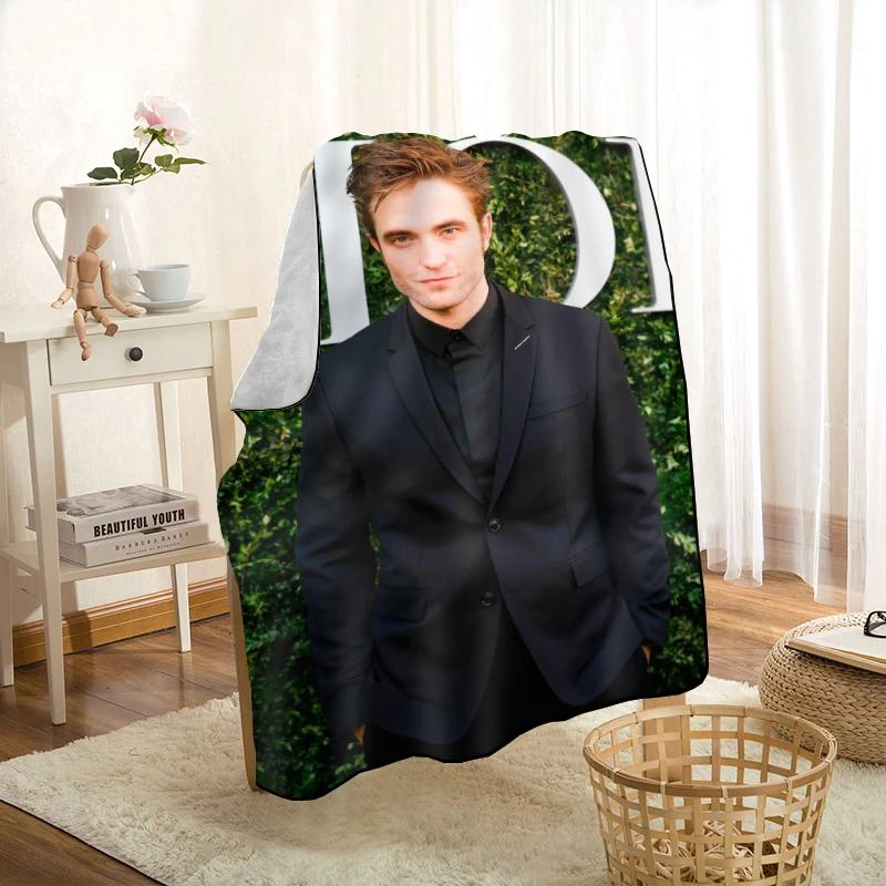 Neuer Artikel Robert Pattinson Decken Druck Weiche Decke Überwurf für Zuhause/Sofa/Bettwäsche Tragbare Reise Decke für Erwachsene 1208p