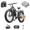 BURCHDA RX02 1500W 80 KM bicicleta elétrica de montanha de 26 polegadas bateria de lítio 48V16AH Fatbike bicicleta elétrica para adultos motocicleta