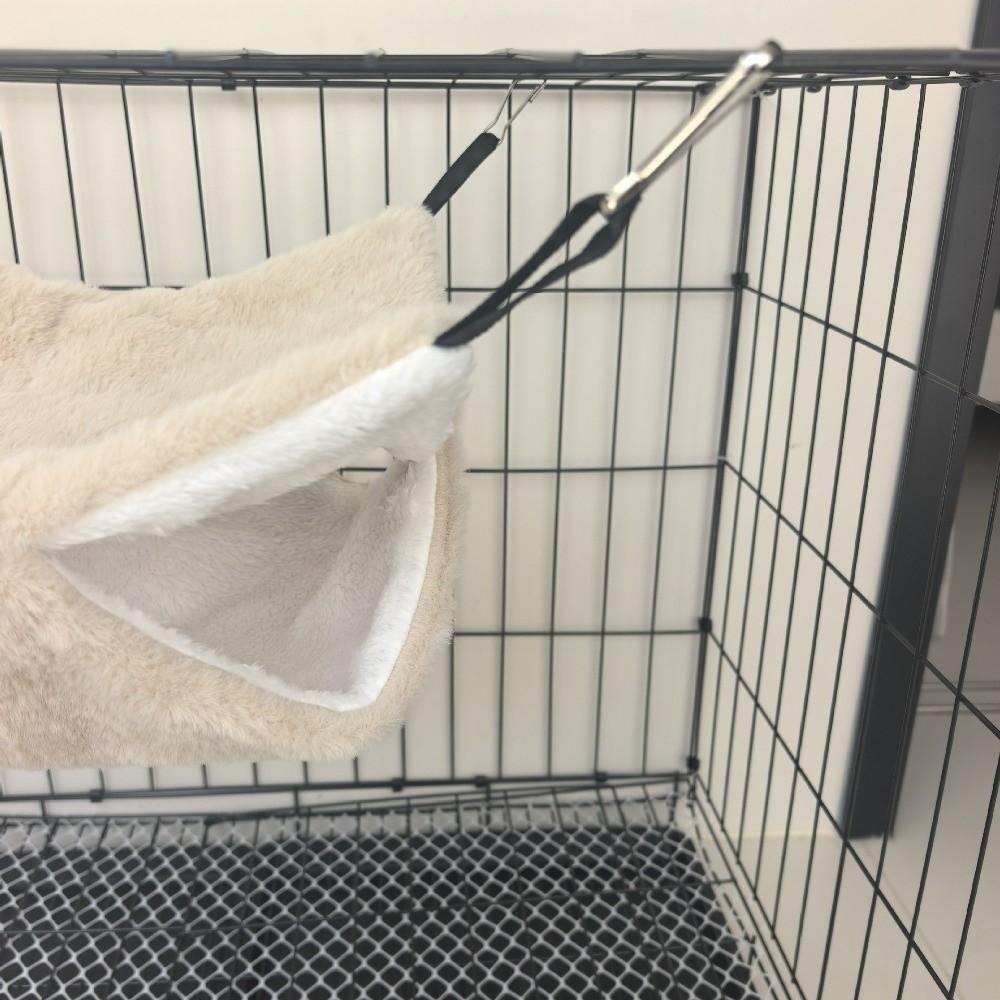 Thicken Small Animal Sleeping Bag Winter Plush Nest Bed Cozy Hanging Pet Hammock  Small Pet Cage