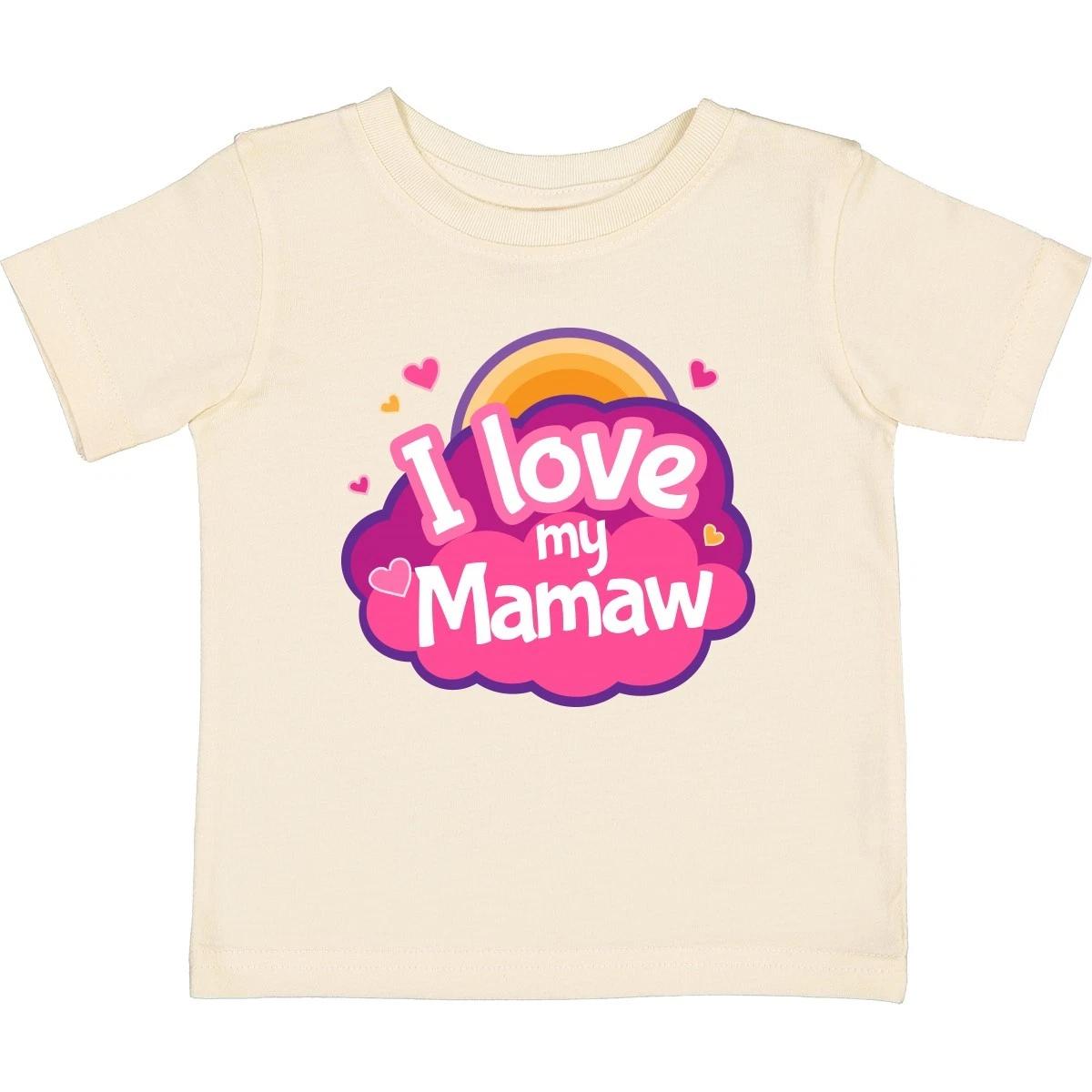 Inktastic I Love My Mamaw Grandchild Baby T-Shirt Grandma From Grandkids Cute 110