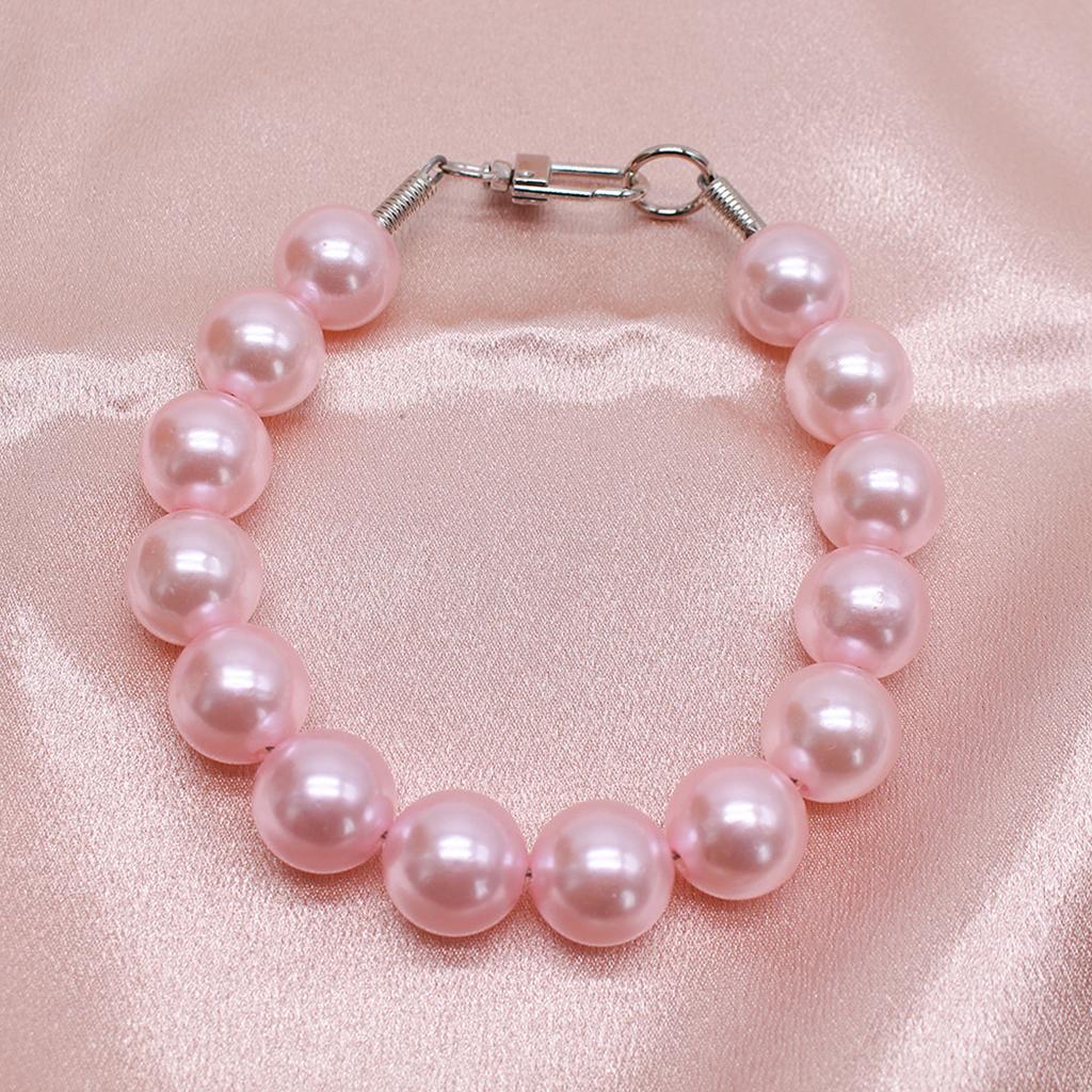 Adjustable Dog Pearl Necklace Jewelry Diamond Pendant Fashion Luxury Pet Collar Wedding Birthday Prom Costume Accessories