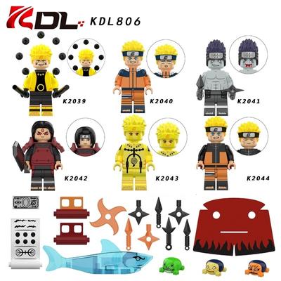 KDL806 Manga Vortex Naruto Minifiguren K2039-2044 Bausteine Spielzeug für Kinder