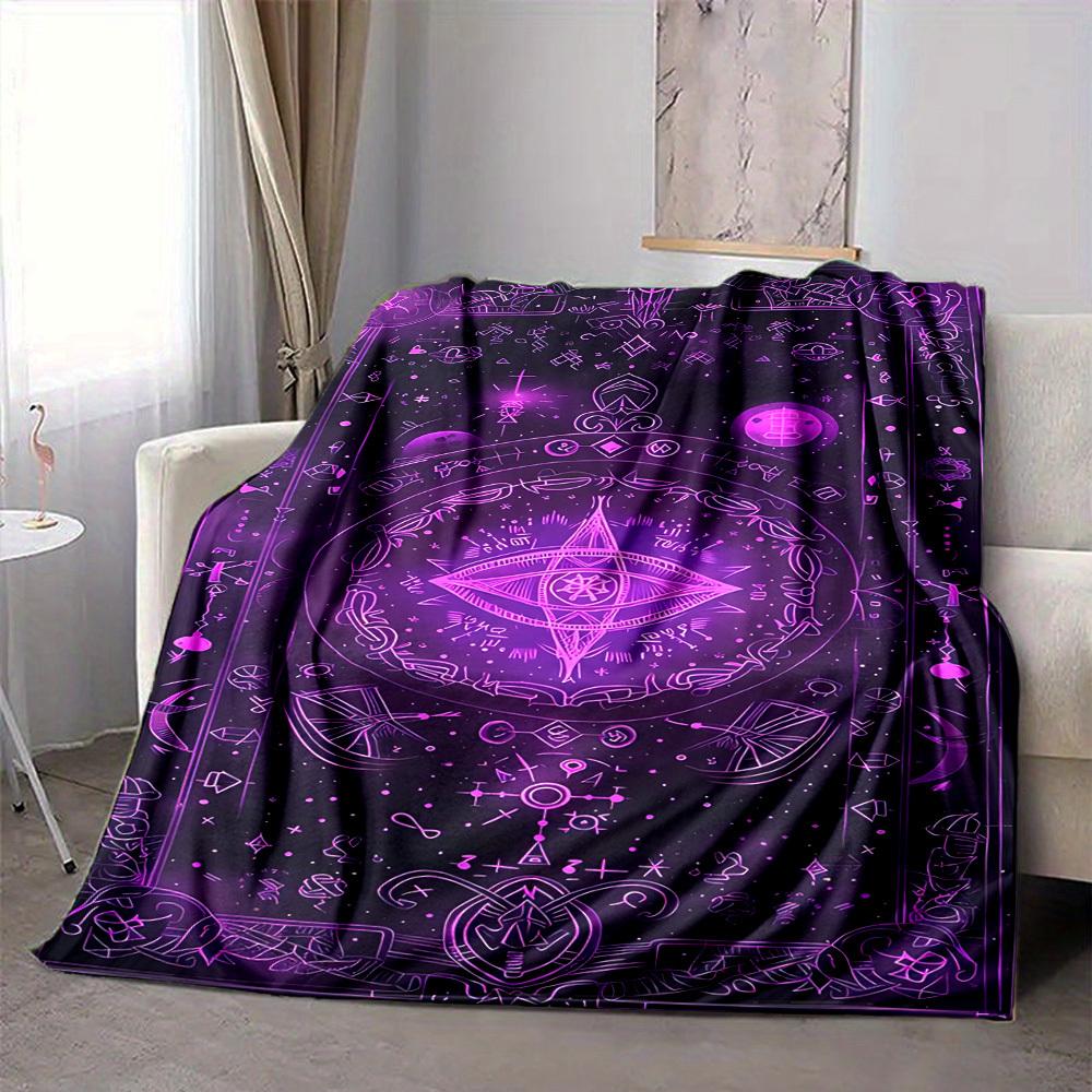 1pc Eyes Universe Blanket, Lightweight Flannel Throw Blanket for Sofa, Bed, Travel, Camping, Living Room, Office, Couch, Chair, and Bed 80cmx120cm