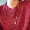 Modern Heart Pendant Jewelry Adjustable Bead Chain Necklace Fashion Pendant Necklace Star Neck Jewelry for Daily Party
