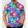 Camouflage Golf Polo Shirt for Men, Summer Outdoor Sports T-shirt, Quick-dry Casual Golf Shirt, Fashion Top