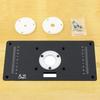 Trimming Machine Router Table Insert Plate special Lift Refit Aluminum Flip For Woodworking Work Bench Plunge Router Base