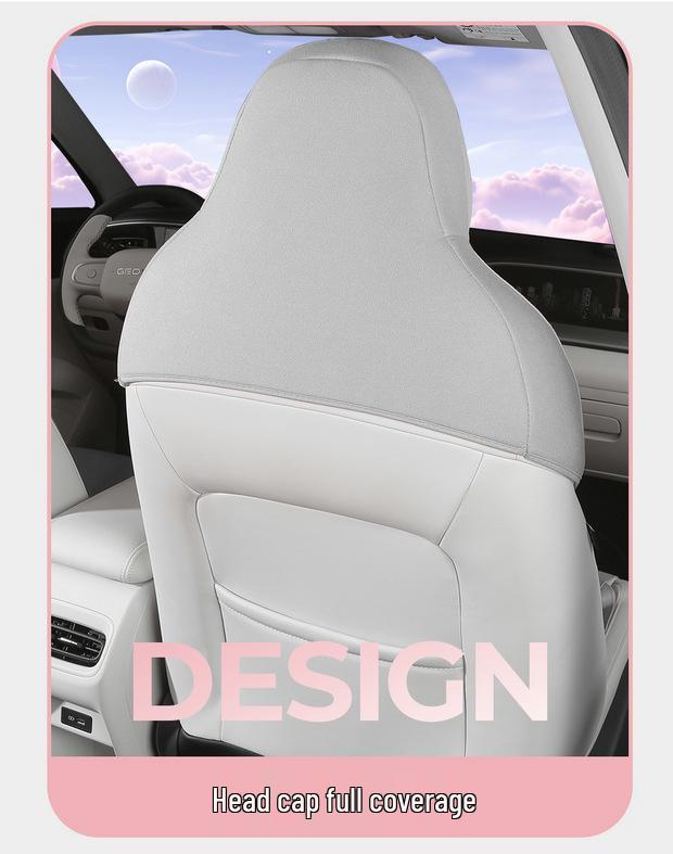 Geely Xingyuan All-Season Suede Ventilated Half-Wrap Seat Cushion Cover