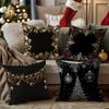 Festive Snowflake & Tree Pillowcasesuitable For Sofa Car Bedroom Decorative Cushion Cover Pillow Cover