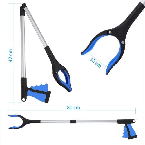 Magic Reacher, a Foldable, 81cm Long, 360-Degree Rotating Magic Hand, Versatile Long Hand for Trash Pickup, Lightweight and Easy To Use, Assists Pregn