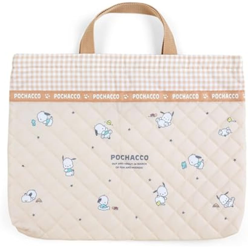 Sanrio (SANRIO) Sanrio quilt handbag pochaco pochaco 30 x 42 x 4 cm quilted bag character 207870 ...