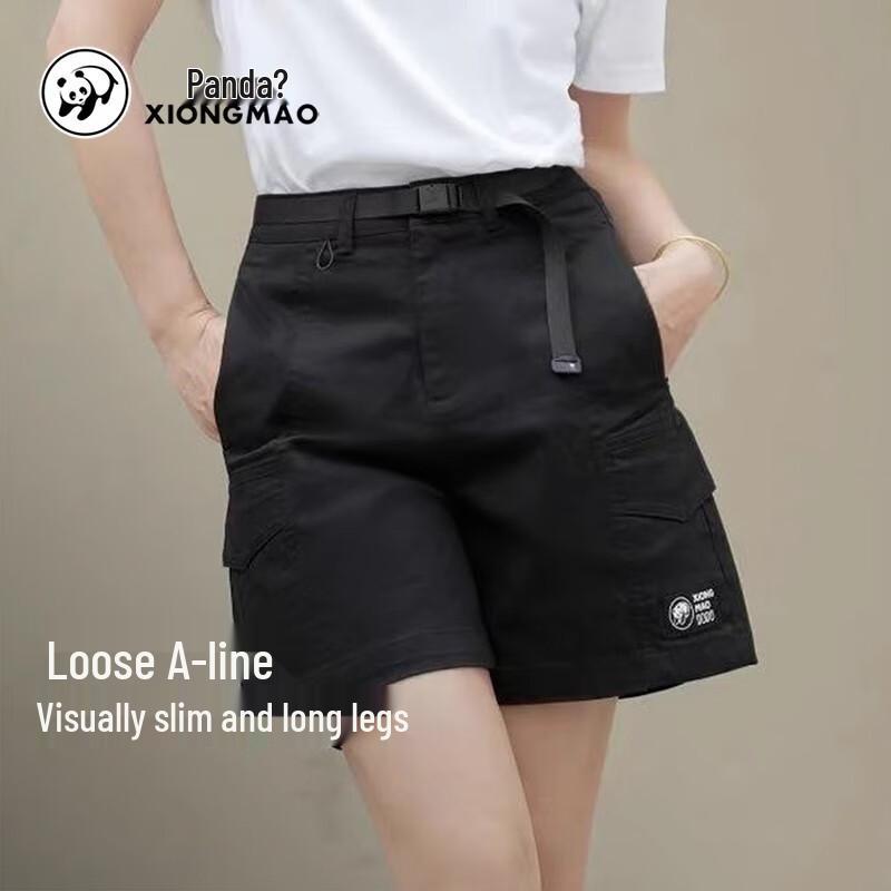 CAMEL Women s Outdoor Quick-Dry Panda Collab Shorts M