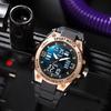 Iron Star Fashion Double Display Men'S Sports Watch Multifunctional Male Student Timing